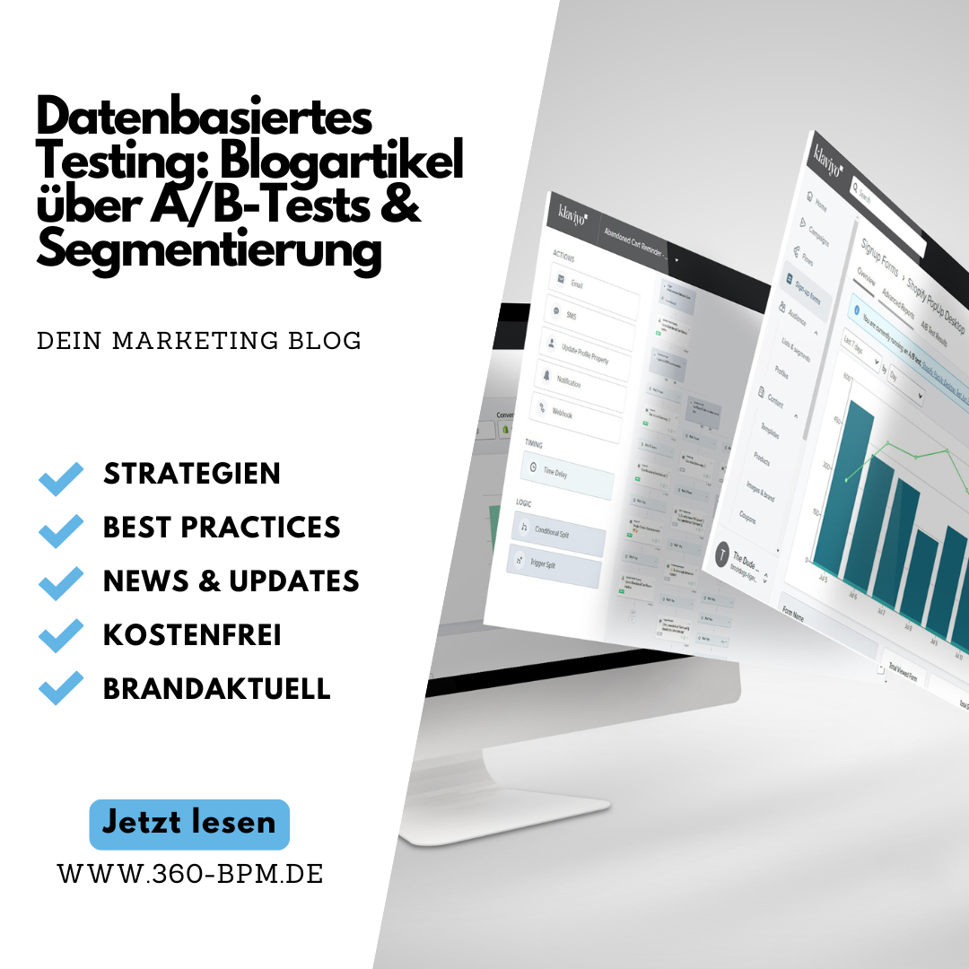 A/B-Testing und Segmentierung im E-Mail-Marketing: Blogartikel über datenbasierte Optimierung für höhere Conversions.