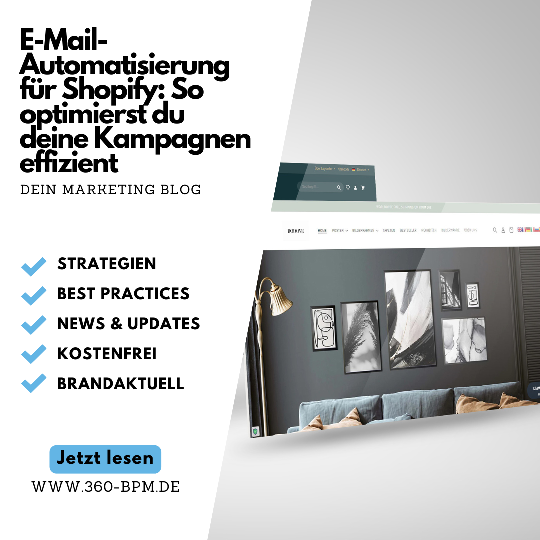Effiziente E-Mail-Automatisierung für Shopify: So optimierst du deine Kampagnen.